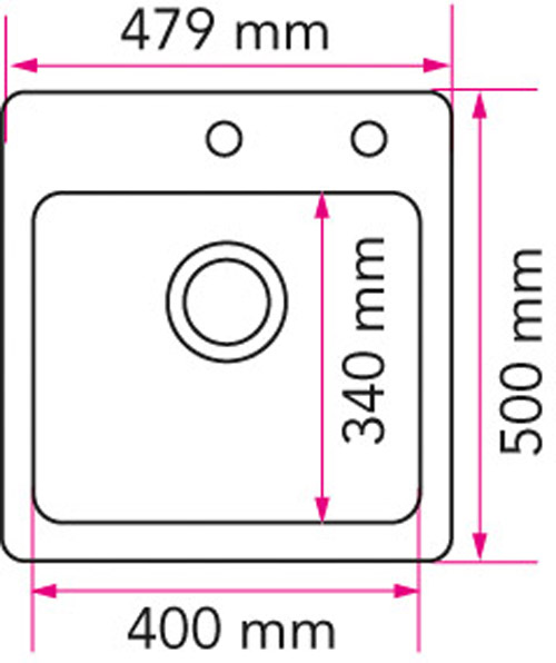 Allas Stala Neo N40-48 monoreuna ruostumaton teräs