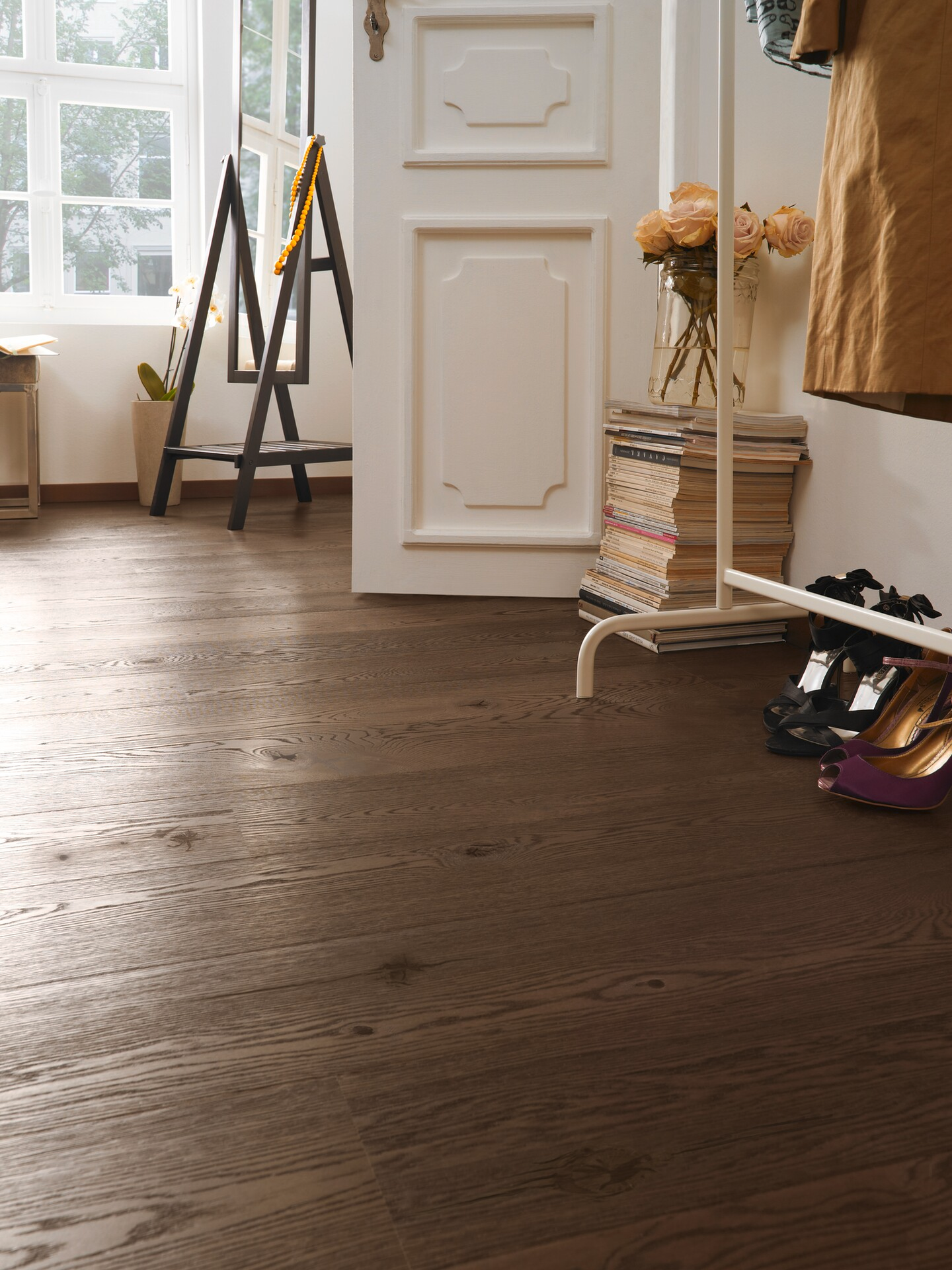 Parketti Tarkett Heritage tammi Old Brown 1-sauvainen harjattu