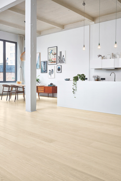 Parketti Tarkett Shade tammi Cotton White 1-s