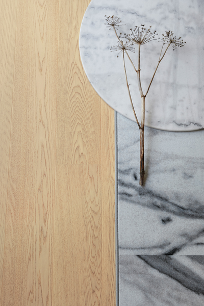 Parketti Tarkett Shade tammi Cream White 1-s harjattu