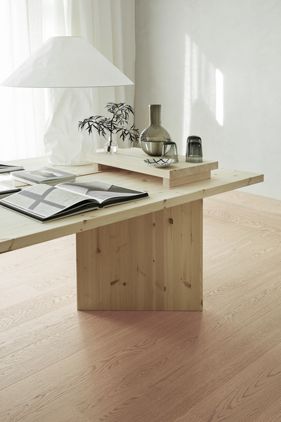 Parketti Tarkett Shade tammi Cream White 1-s harjattu