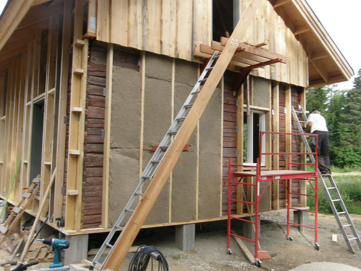 Pellavalämmöneriste Isolina ISO-R 30x565x10000mm 11,3m² / 2 rla/pkt