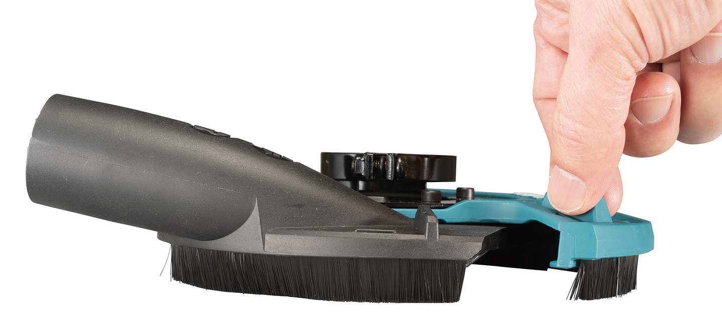 Pölysuoja imuriliitännällä Makita kulmahiomakoneet 115-125mm ilman pikasäätöä