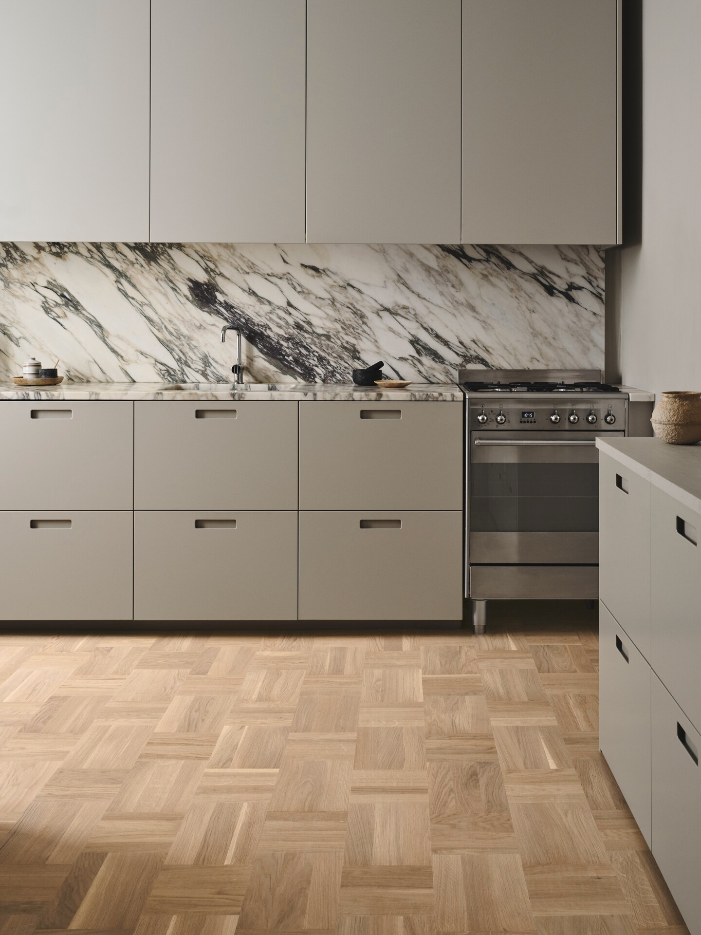 Parketti Tarkett Grace tammi Era ruutulauta harjattu