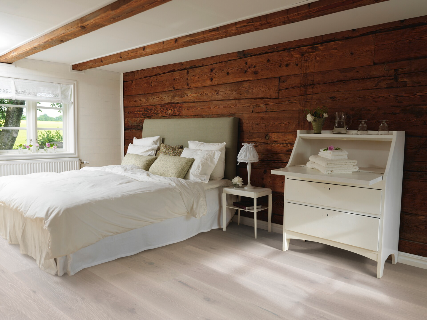 Parketti Tarkett Heritage tammi Urban Grey 1-s harjattu