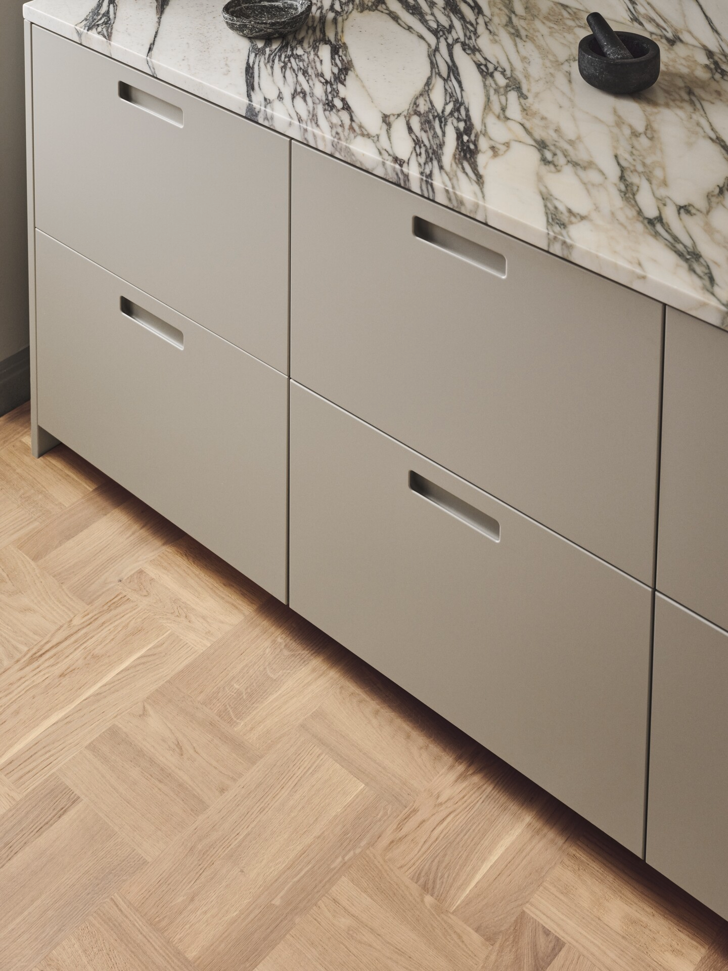 Parketti Tarkett Grace tammi Era ruutulauta harjattu