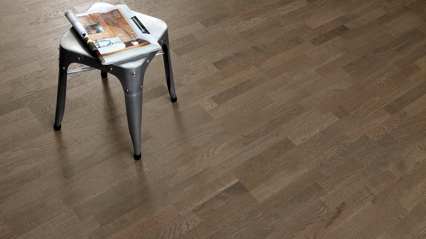 Parketti Tarkett Shade tammi Stone Grey Tres 3-s harjattu