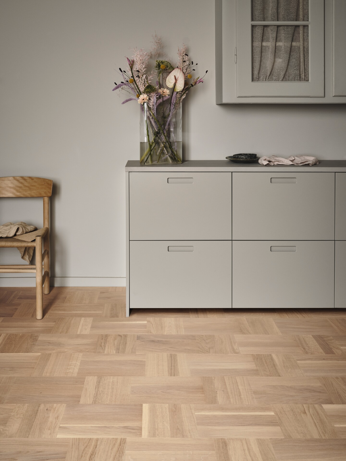 Parketti Tarkett Grace tammi Era ruutulauta harjattu