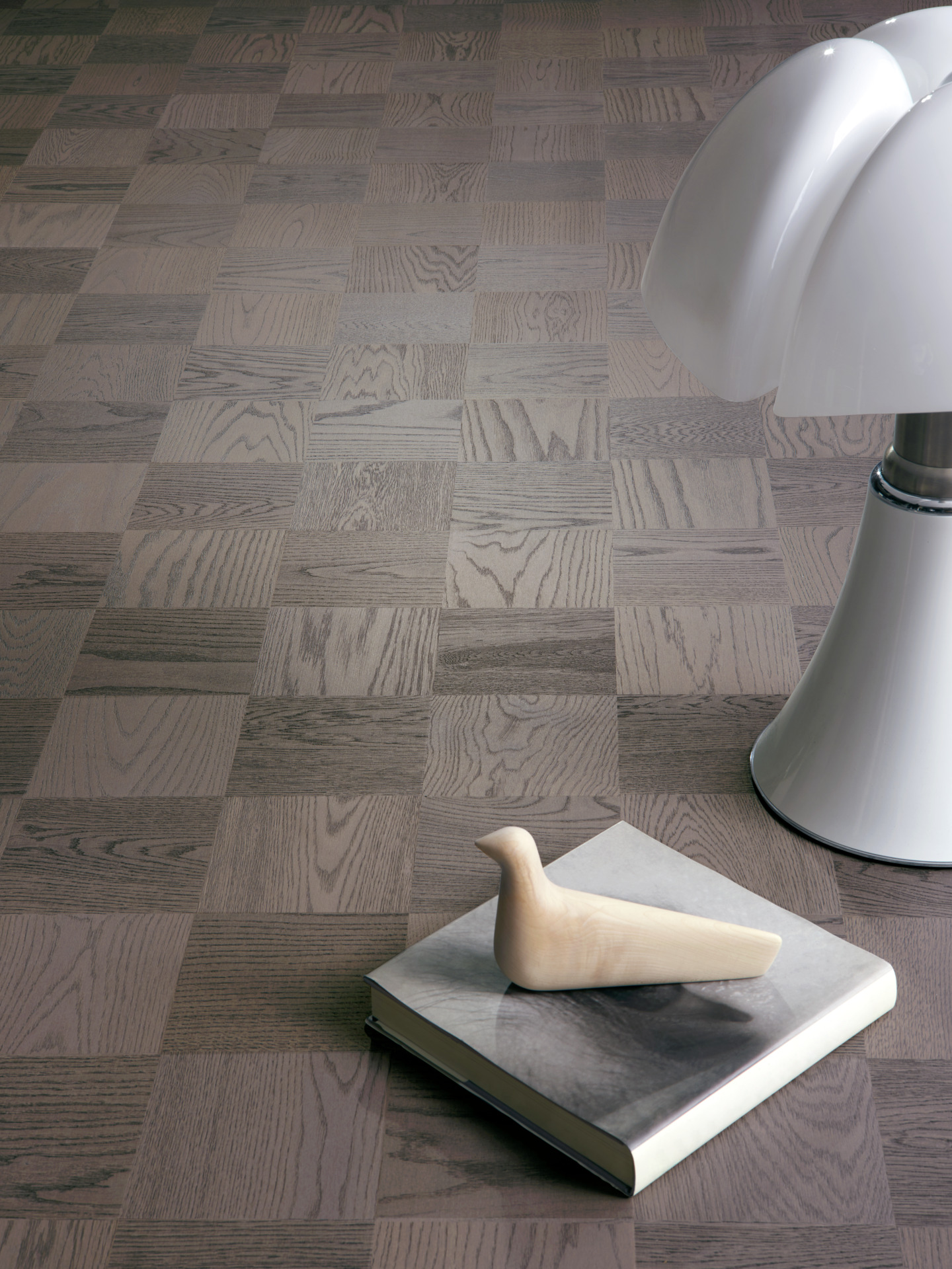 Parketti Tarkett Noble tammi Bronx suuret ruudut harjattu