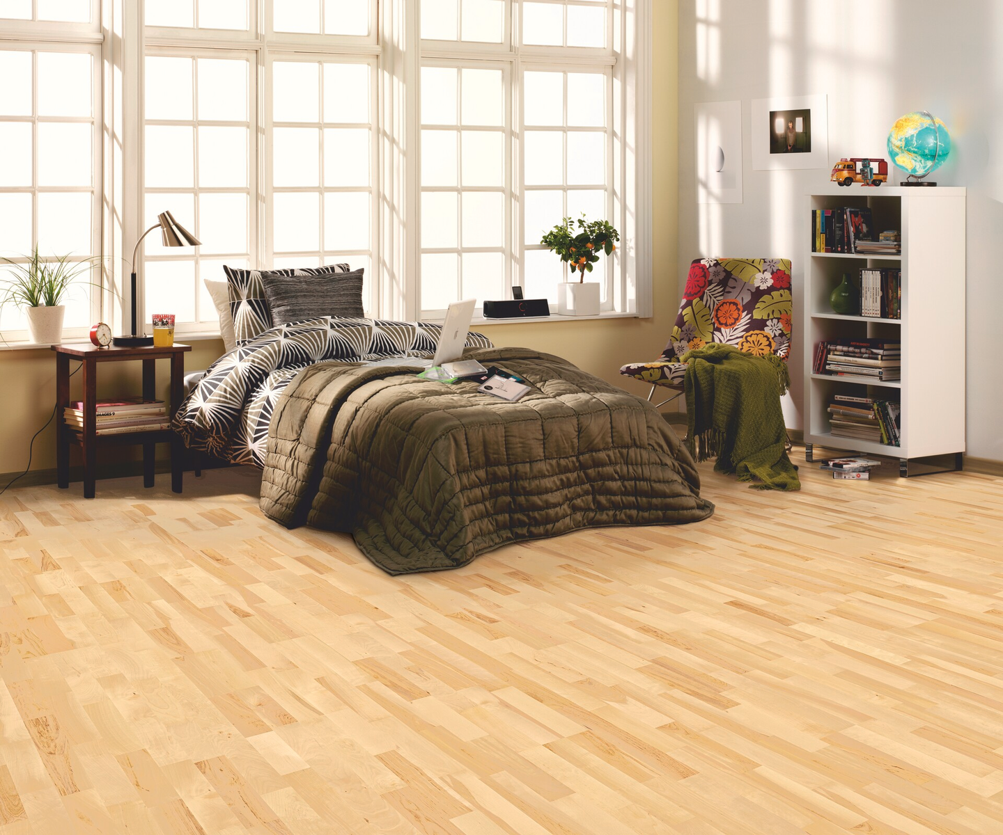 Parketti Tarkett Pure koivu Tres 3-sauvainen