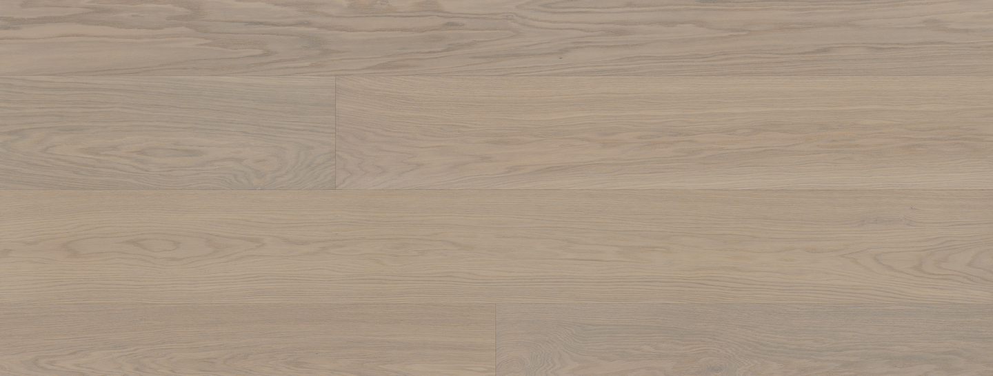 Kovetettu puulattia tammi Vistorp 3.0 XXL Powder White mattalakka KL33