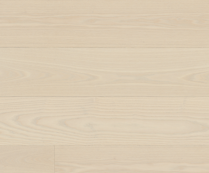 Kovetettu puulattia saarni Gullarp 3.0 XL Powder White mattalakka KL33