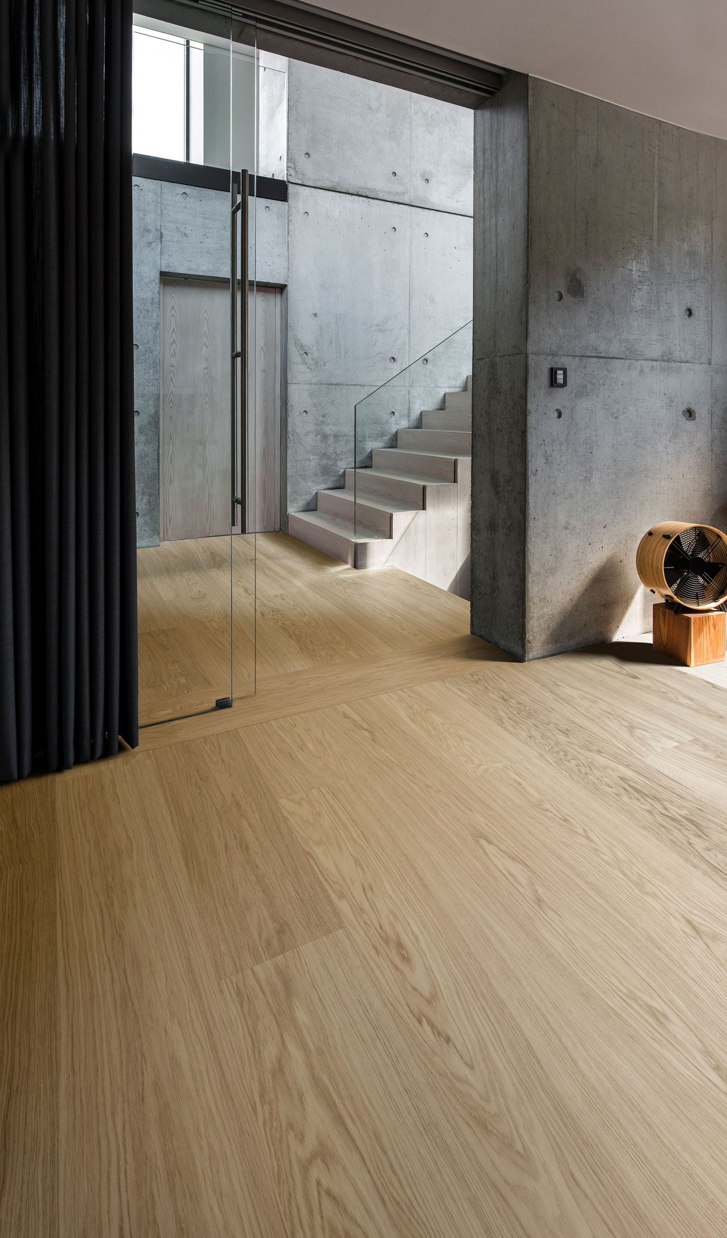 Kovetettu puulattia tammi Lya 3.0 XL Natural harjattu mattalakka