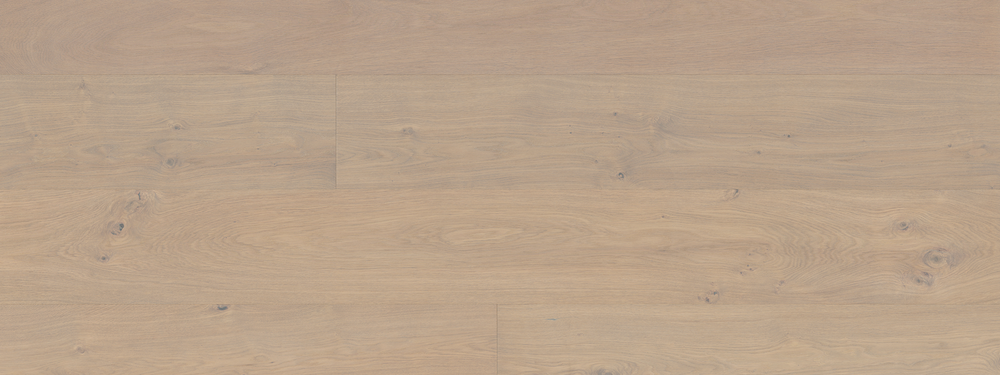 Kovetettu puulattia tammi Dalby 3.0 XXL Powder White mattalakka KL33