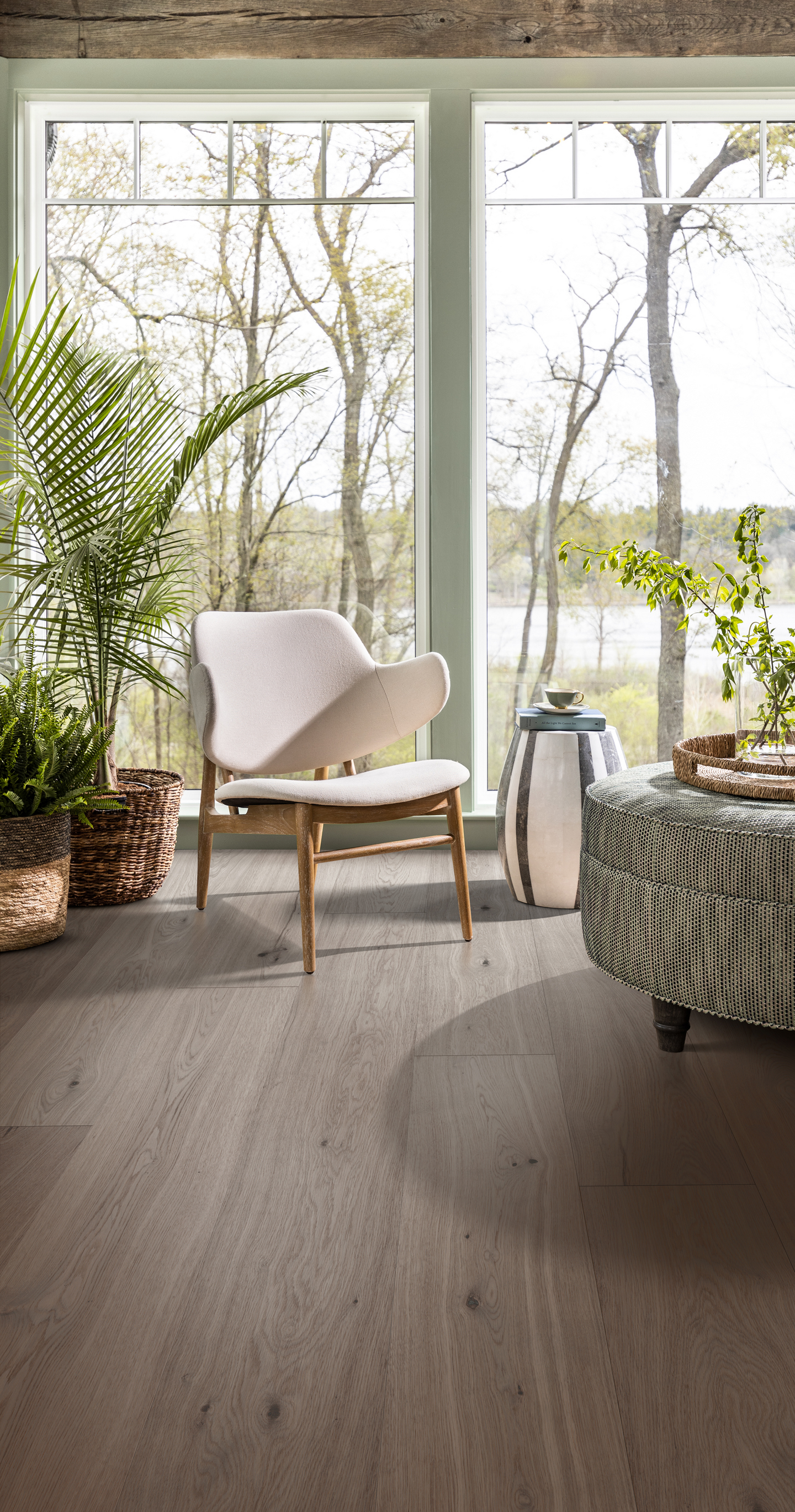 Kovetettu puulattia tammi Stehag 3.0 XXL Earth Grey mattalakka KL33