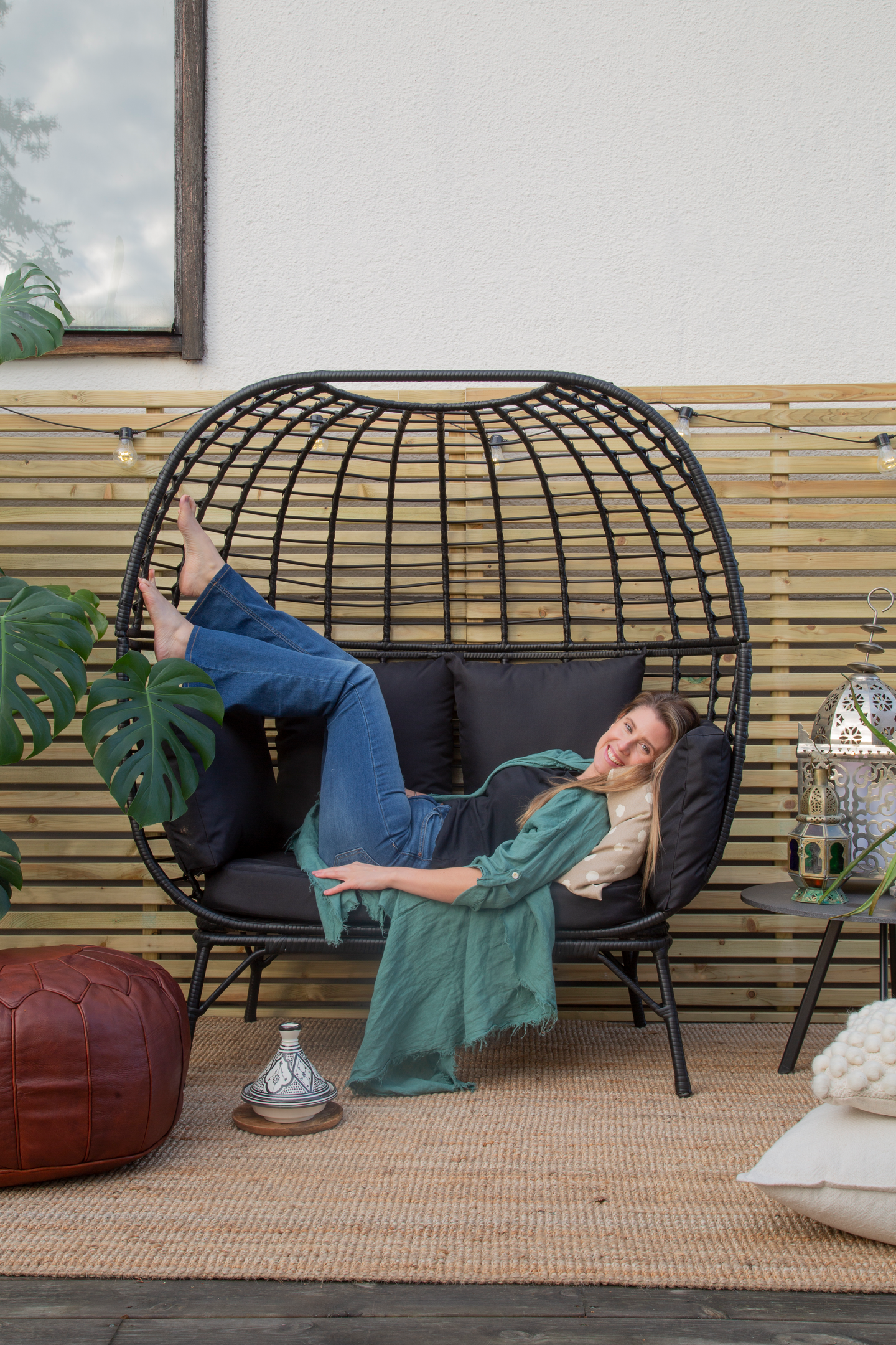 Lepotuoli Cello Basket 2-istuttava