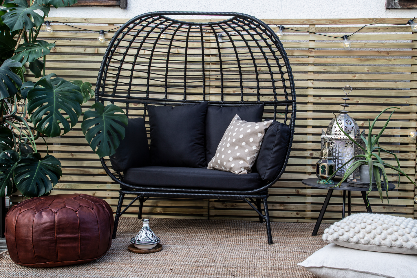 Lepotuoli Cello Basket 2-istuttava