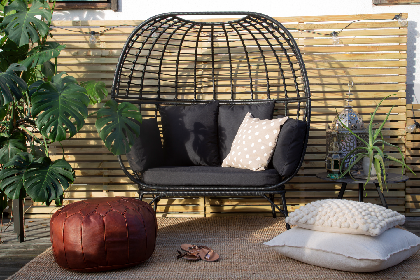 Lepotuoli Cello Basket 2-istuttava