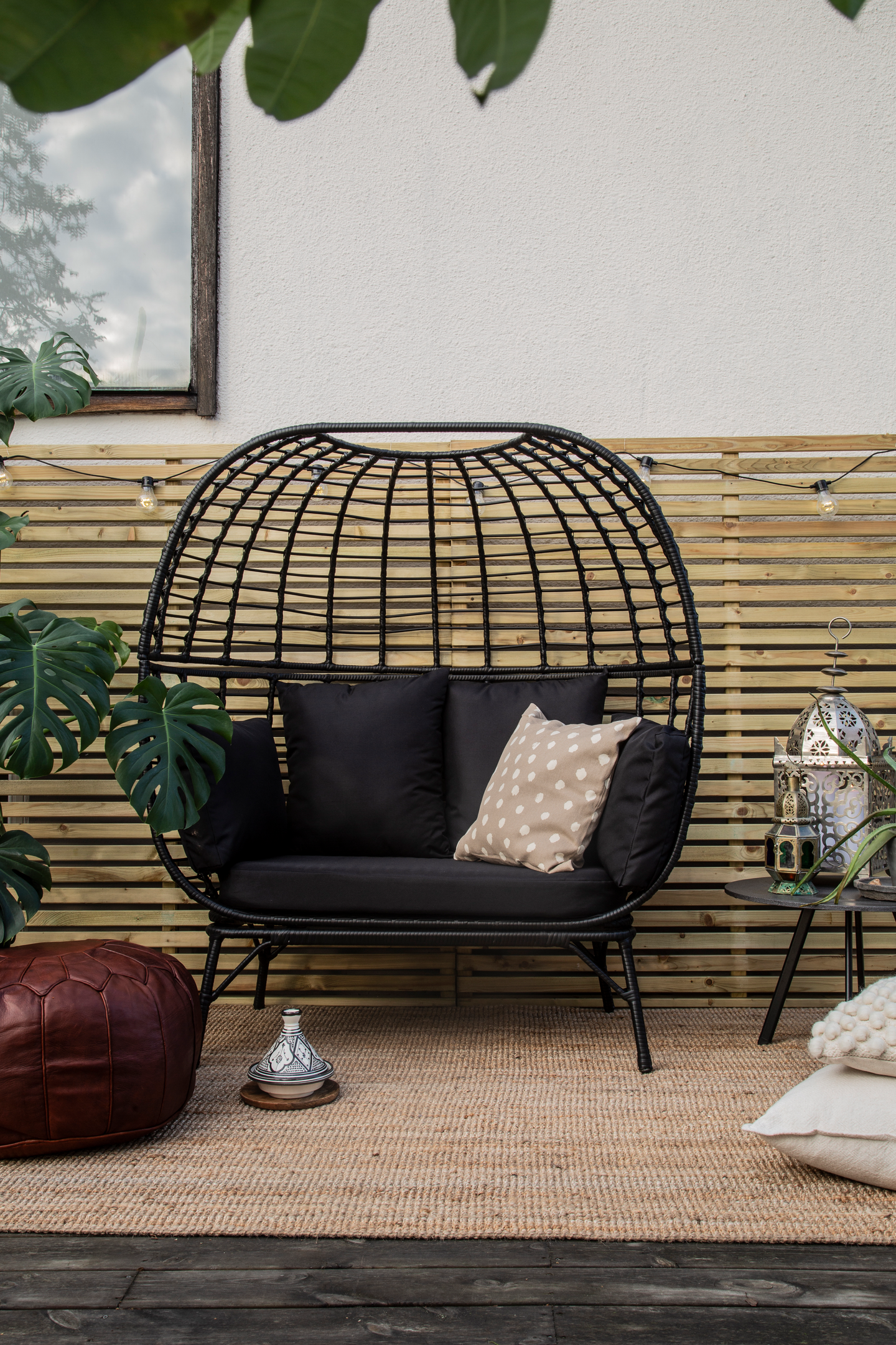 Lepotuoli Cello Basket 2-istuttava