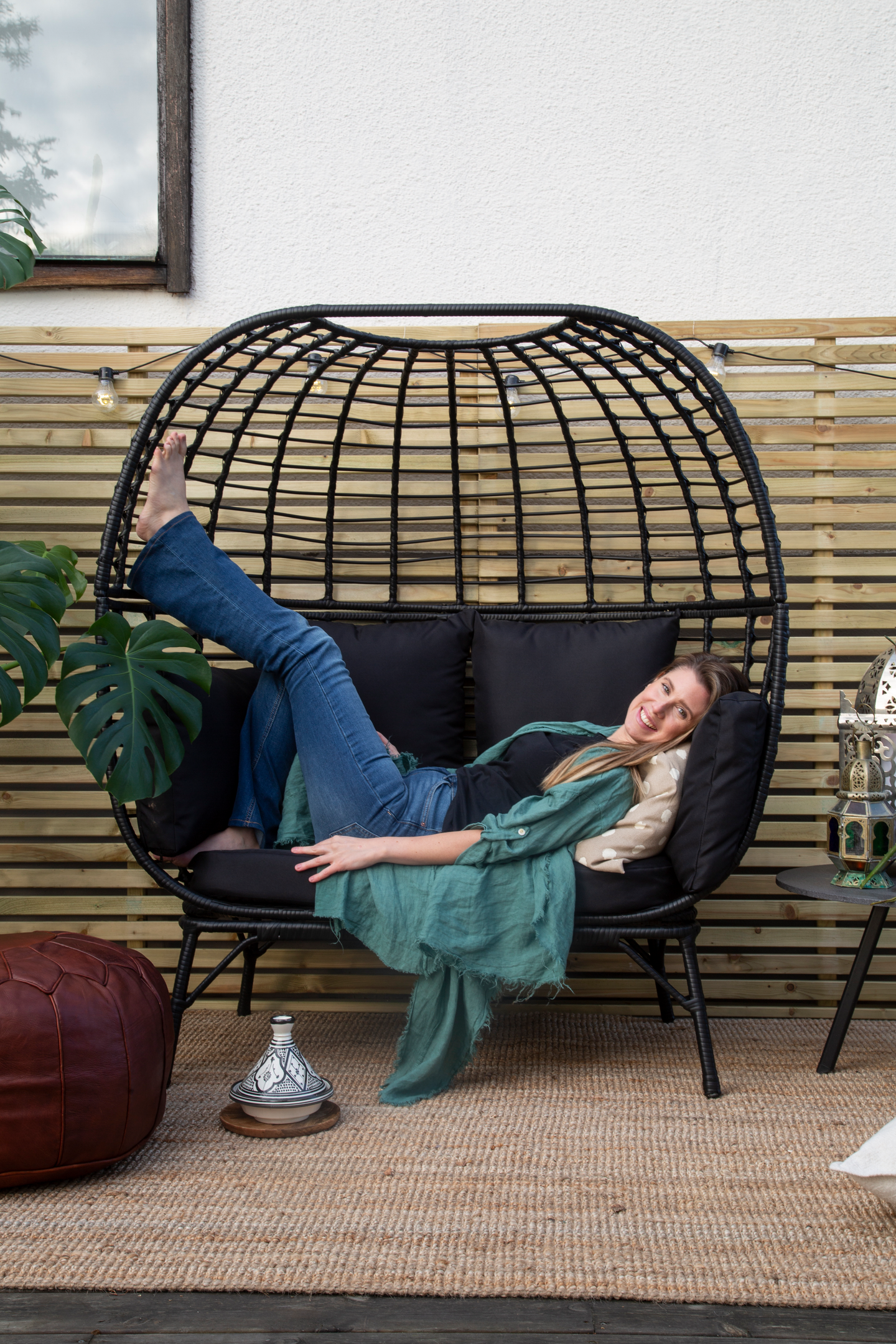 Lepotuoli Cello Basket 2-istuttava