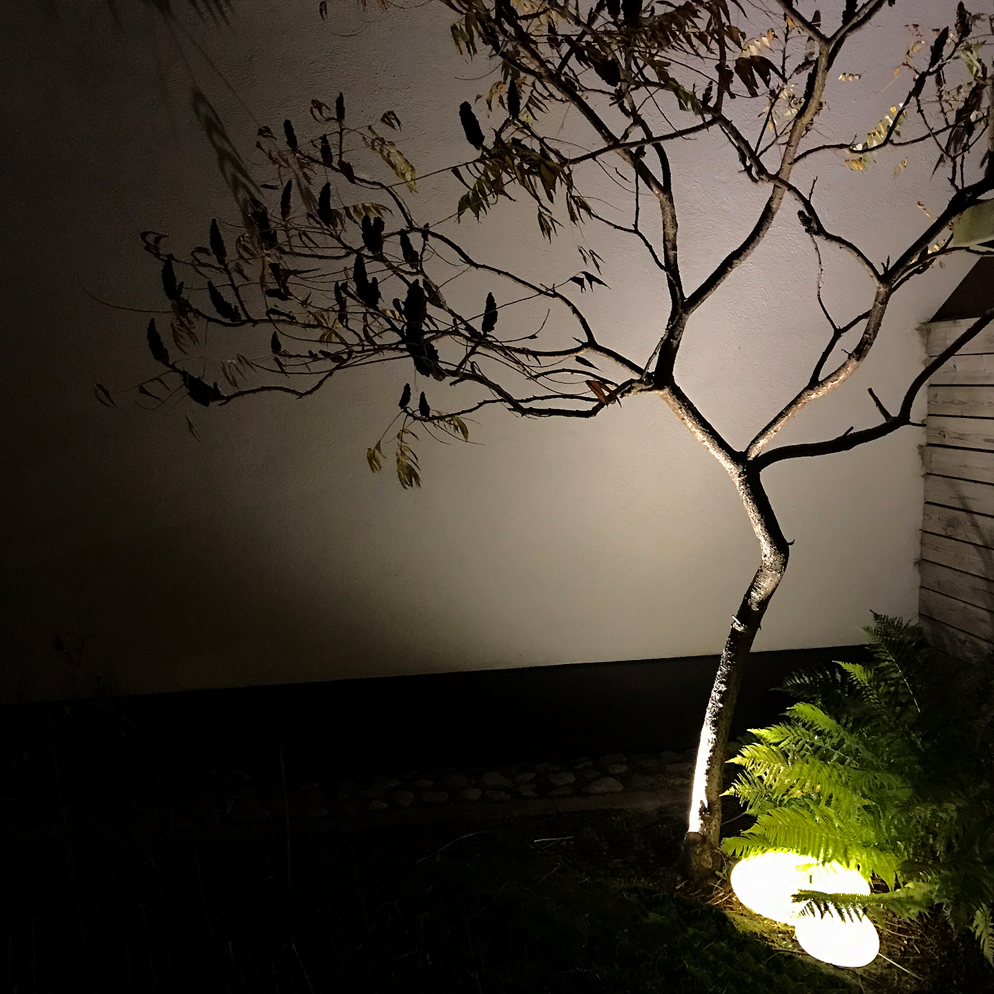 TRÄDG.BELYSN. STONE XL 2W 40CM