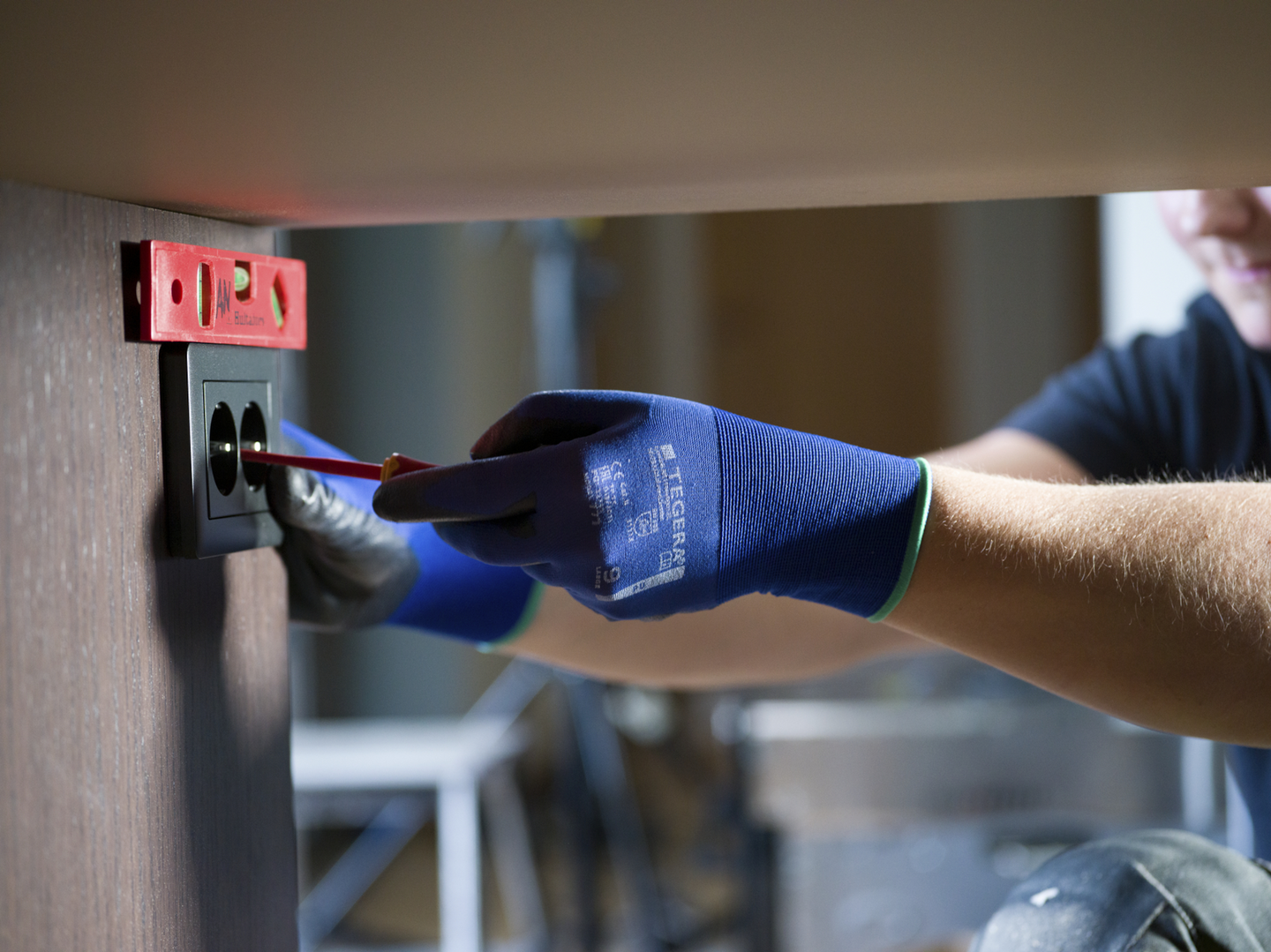 HANDSKE 777 SYNTET DOPPAD  7 TEGERA NYLON HANDFLATEDOPPAD