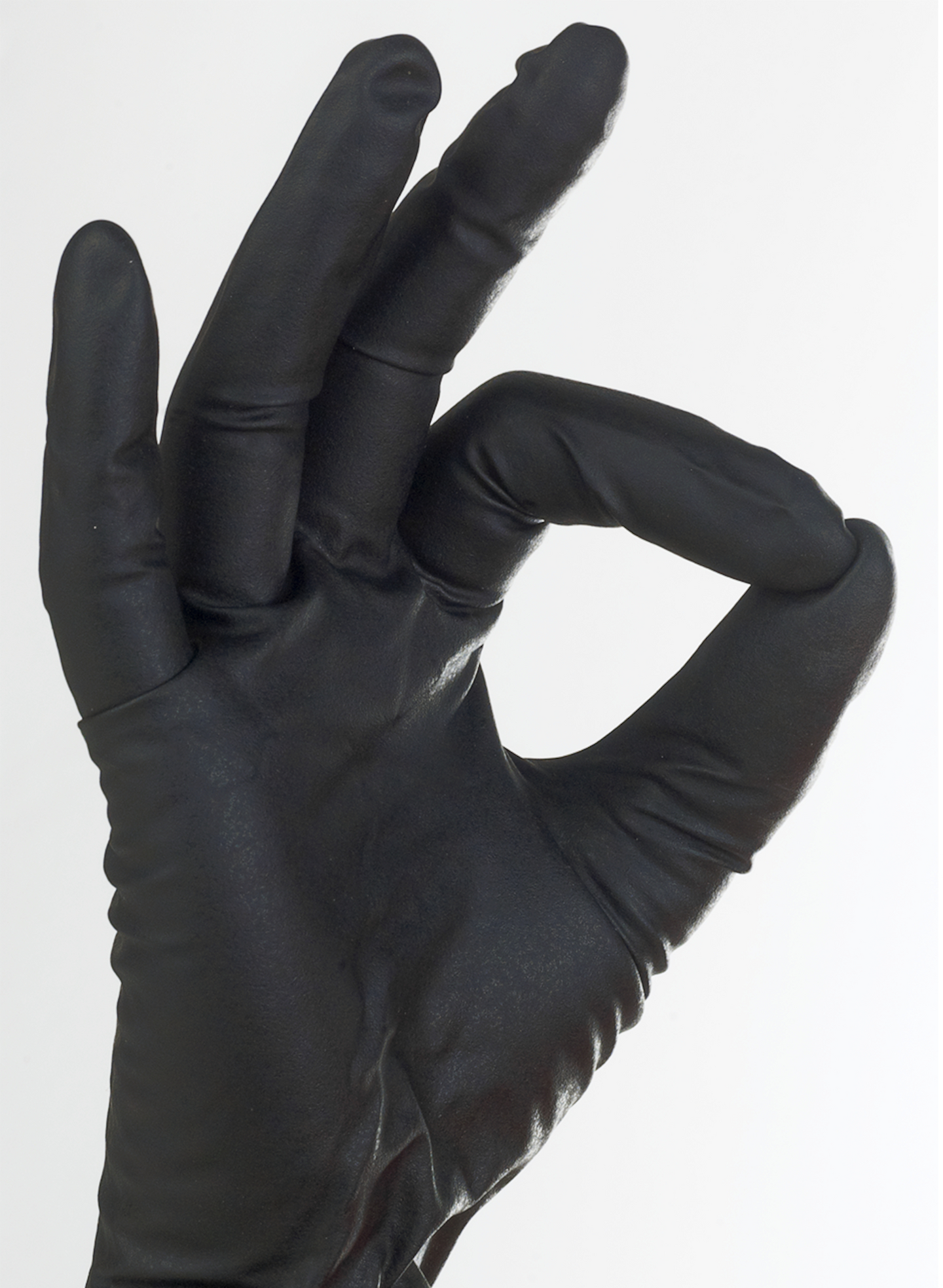 Kertakäyttökäsineet TEGERA 849 nitriili puuteriton musta 50kpl