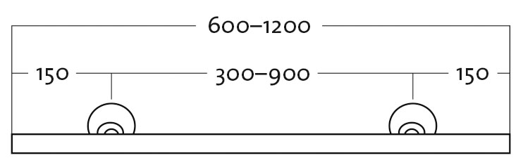 Kuivausteline REJ Design vesi Twig BT 80 kromi