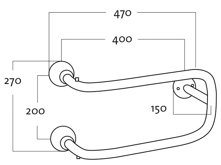 Kuivausteline REJ Design vesi Smart BTU 402 kromi