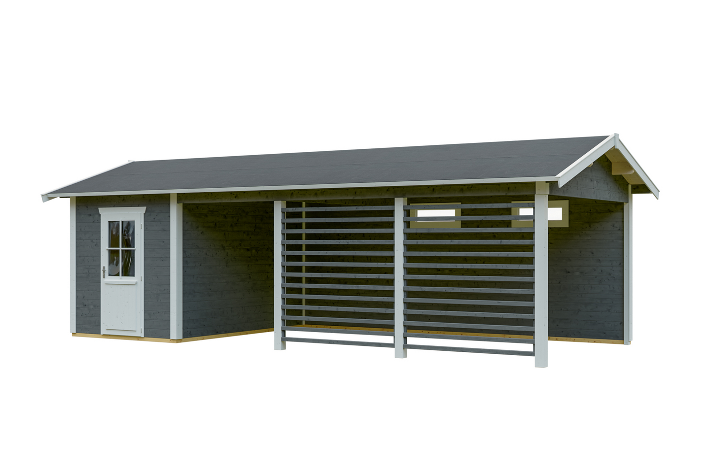 Autokatos + varasto Uppsala 340x800cm