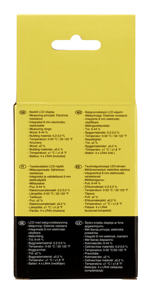 Kosteusmittari FXA DT-120 8 mm elektrodeilla