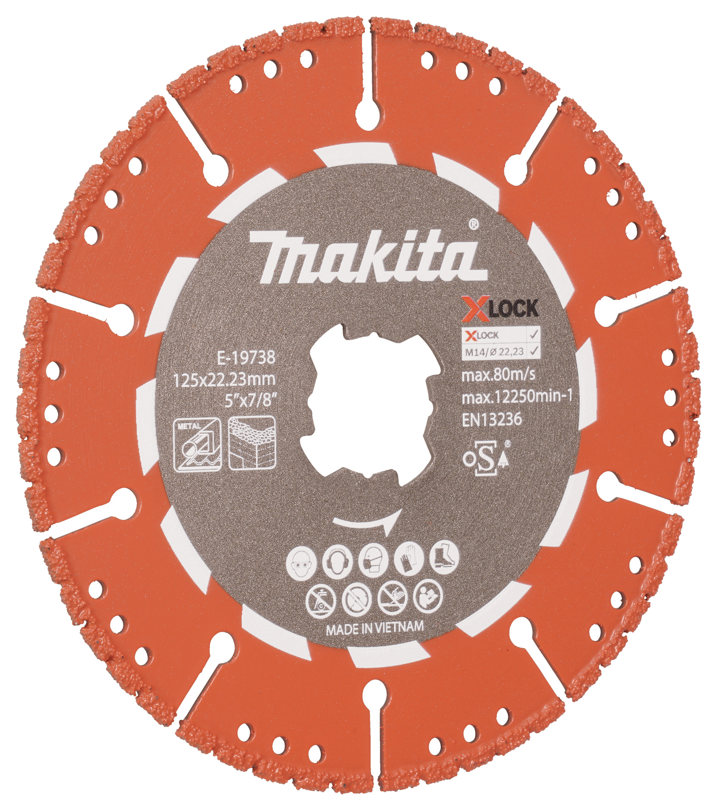 Timanttilaikka Makita 125mm X-Lock Rescue