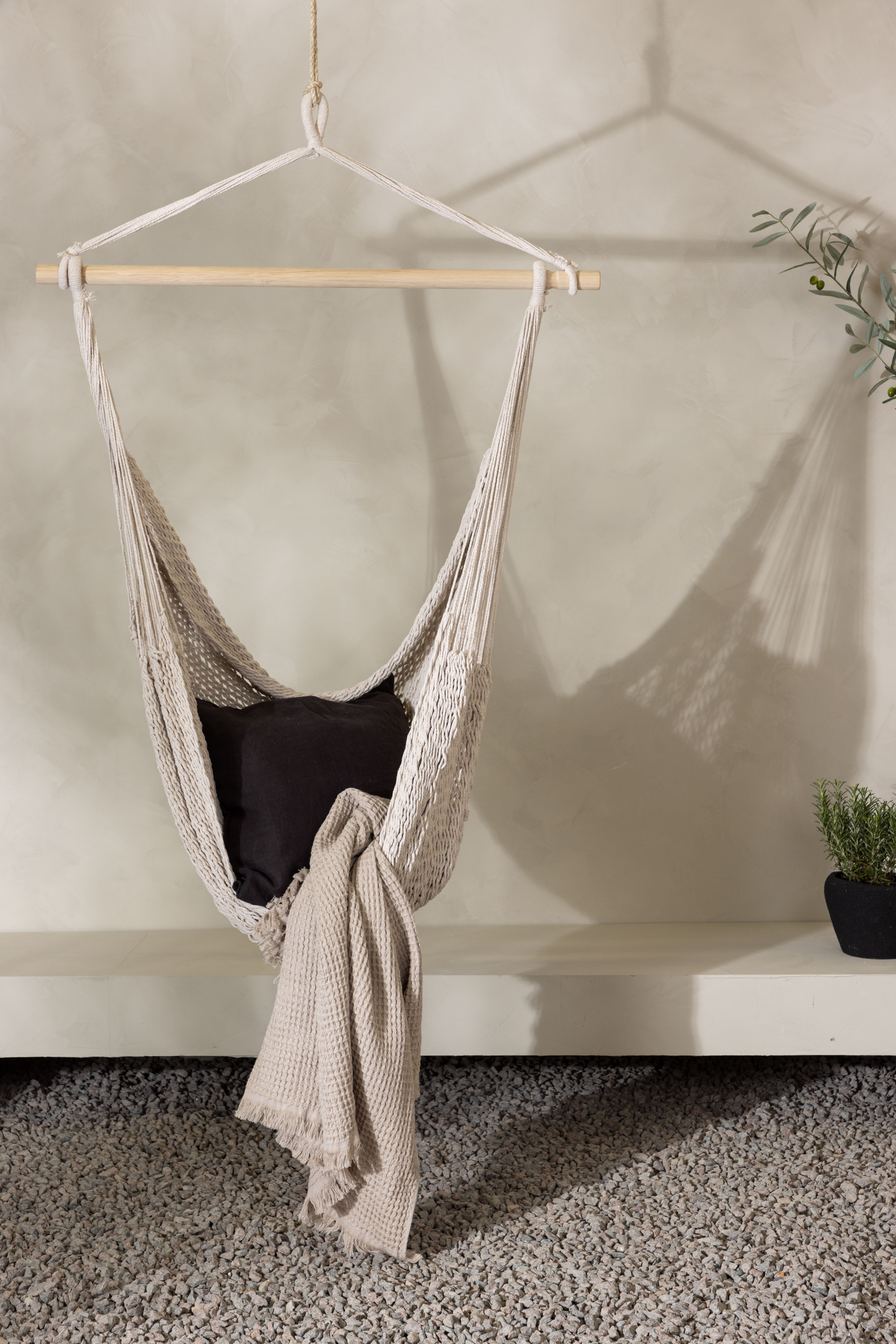 KAJSA CELLO  HÄNGSTOL TYG - VIT