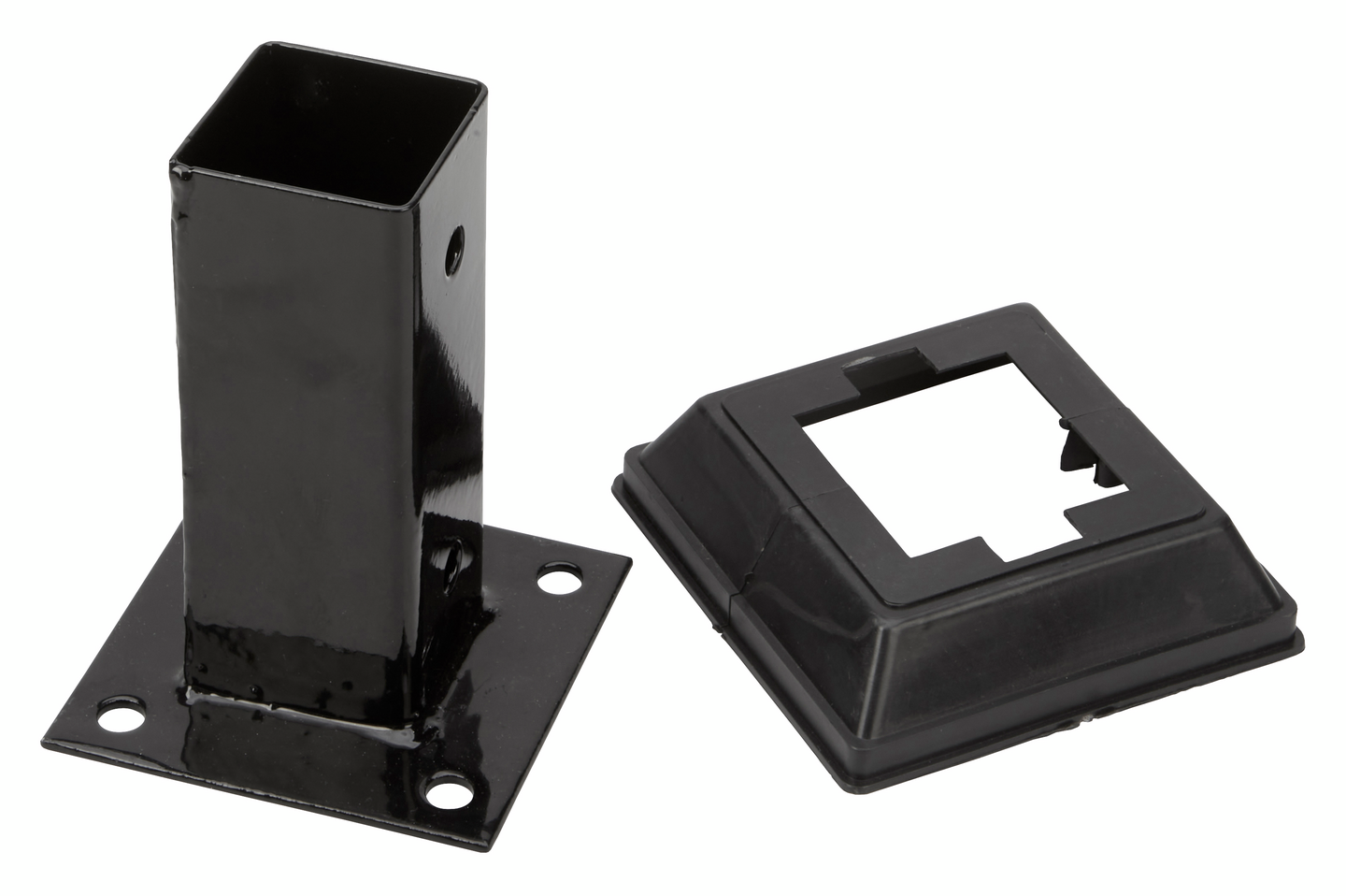 Tolpanjalka PROF 51x51x150mm musta