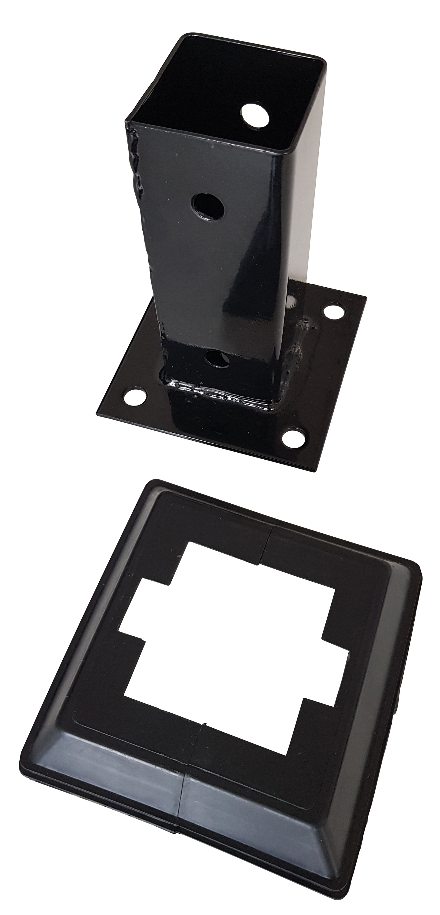 Tolpanjalka PROF 51x51x150mm musta