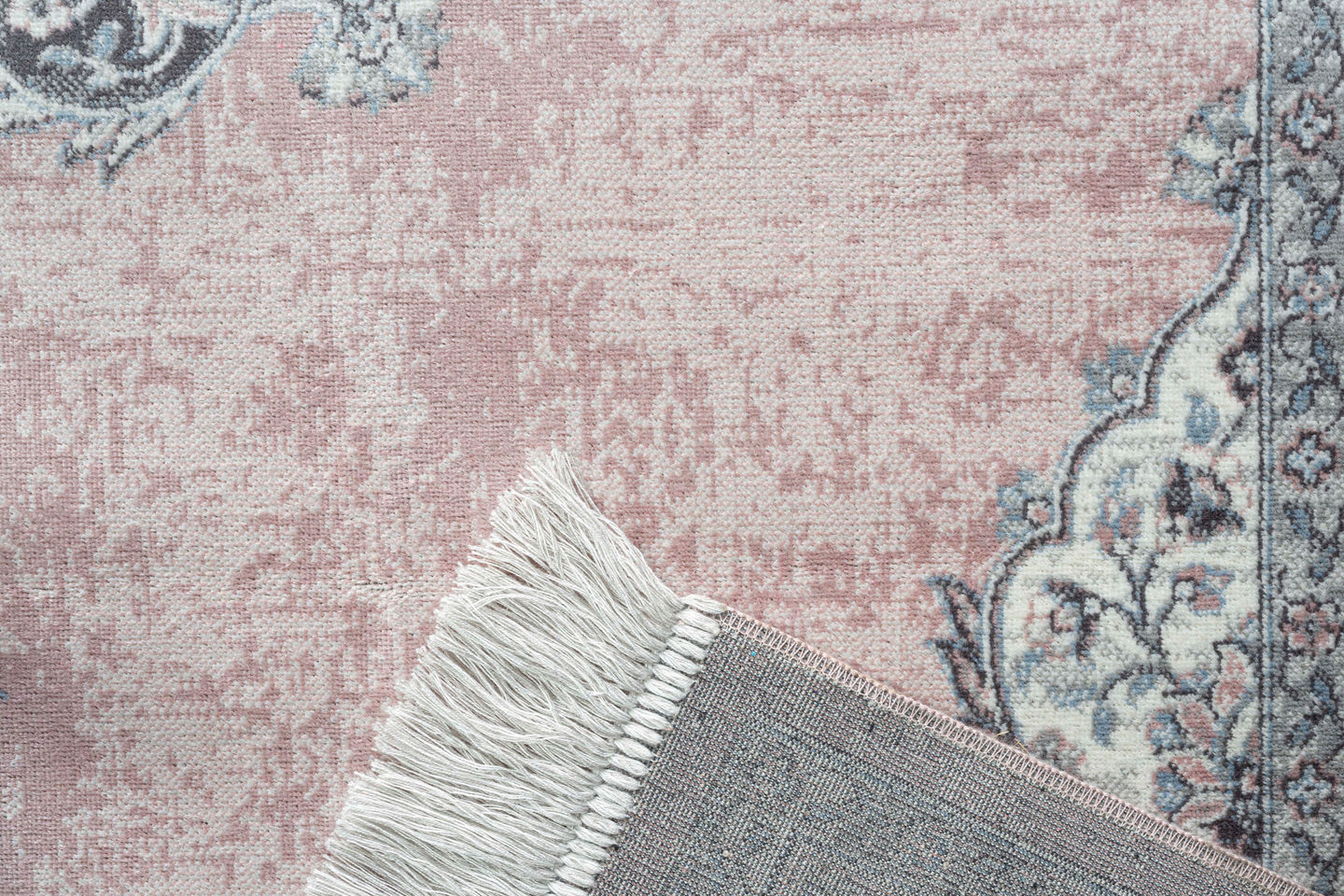 Viskoosimatto Cello Royal 80x200cm vaaleanpunainen