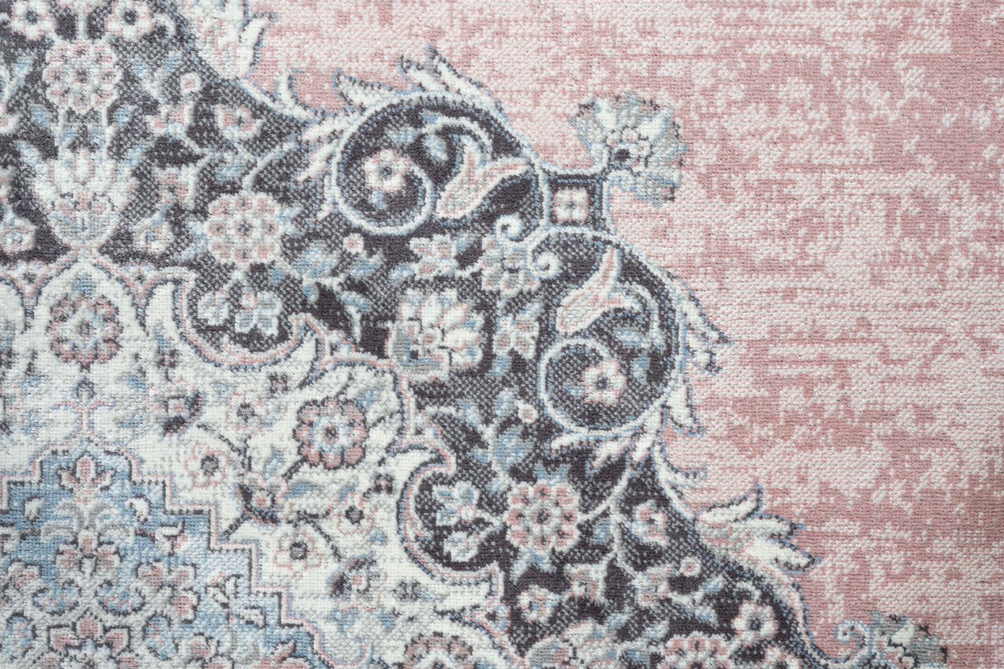 Viskoosimatto Cello Royal 80x200cm vaaleanpunainen