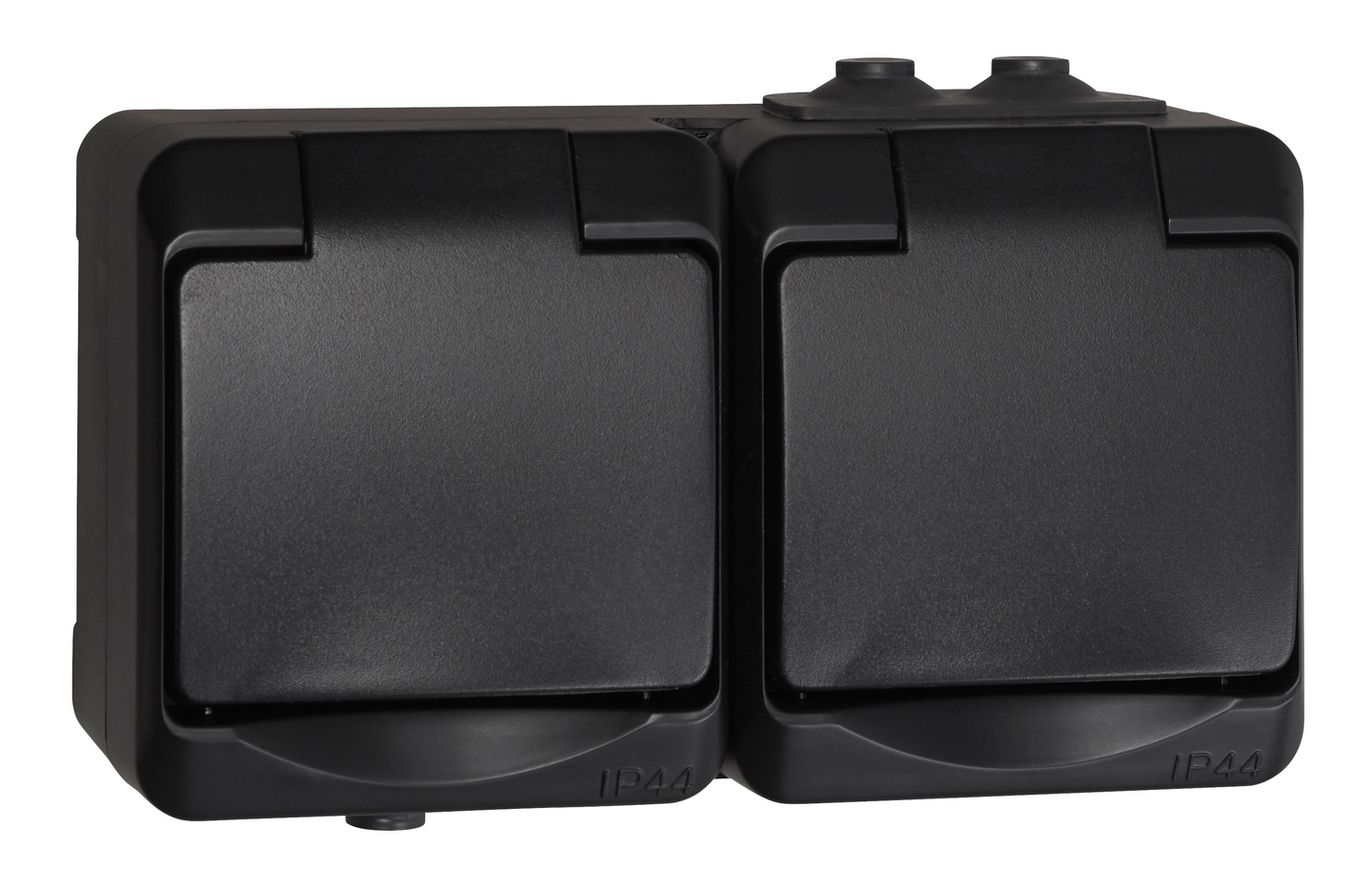 Pintapistorasia OPAL 2-os IP44 musta