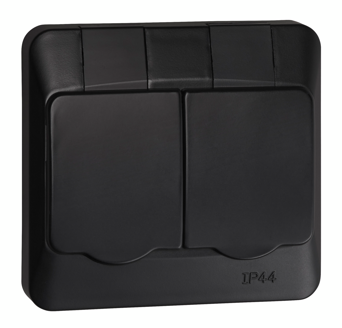 Uppopistorasia OPAL 2-os 16A IP44 musta