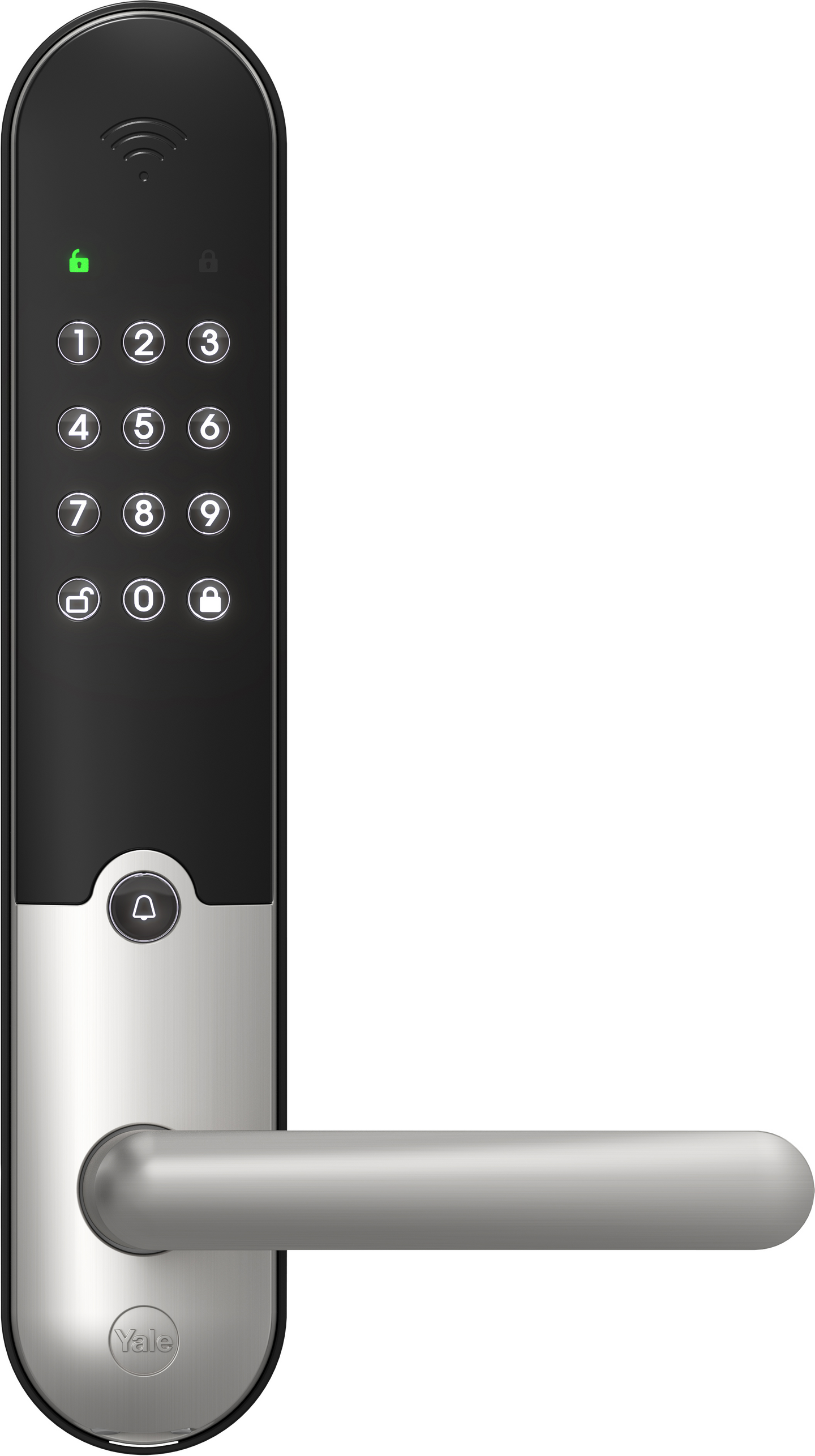 Älylukko Yale Doorman L3 harjattu teräs