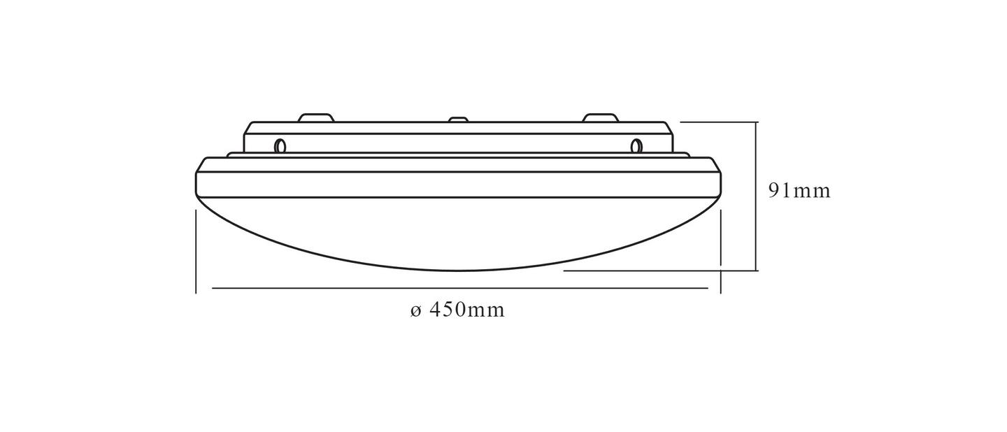 Led-kattovalaisin LEDVANCE Orbis Sparkle 400mm 24W 2700/4000/6500K Click CCT