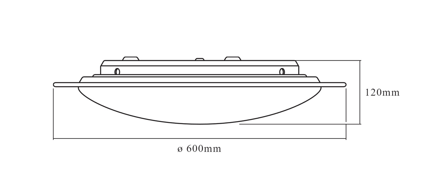 Led-kattovalaisin LEDVANCE Orbis Sparkle 560mm 32W 2800-6000K 3600lm Remote CCT