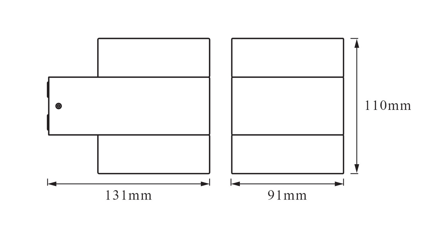 Ulkoseinävalaisin LEDVANCE Endura Style Updown Puck 980lm valkoinen
