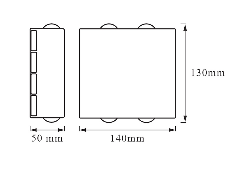 Ulkoseinävalaisin LEDVANCE Endura Style Updown Deco II 550lm harmaa
