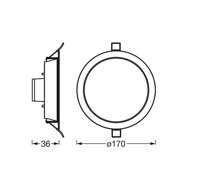Led-kohdevalaisin LEDVANCE SMART+ WiFi Spot 170mm RGBTW 1000lm 110D