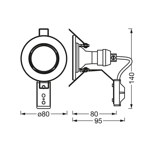 Led-kohdevalaisin LEDVANCE Spot Set 3x2,6W 2700K 3x230lm 36D GU10 nikkeli