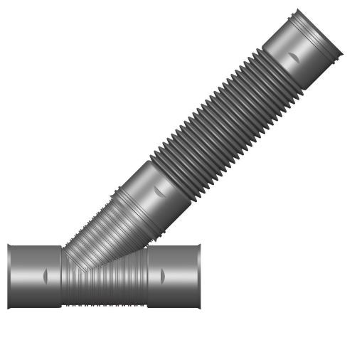 Sadevesiputken säätöhaara 110x110 0-90 astetta SN8