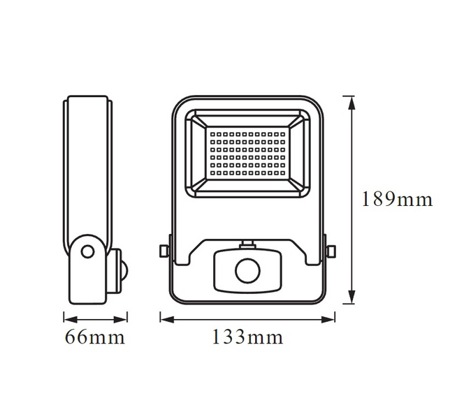Led-valonheitin LEDVANCE Endura Flood Sensor 20W 3000K 1700lm harmaa