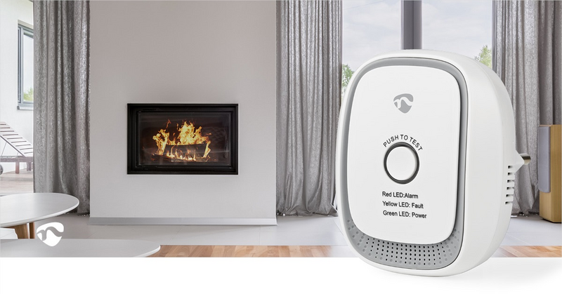 Kaasunilmaisin Nedis SmartLife Zigbee 3.0 verkkovirtakäyttöinen