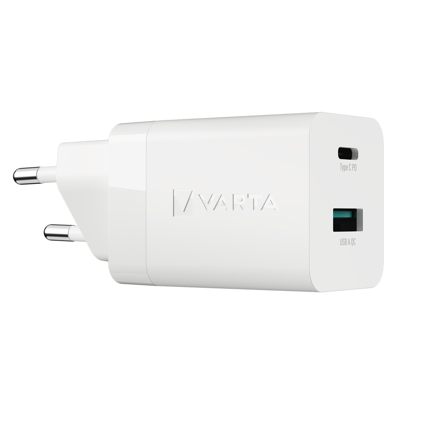 Seinälaturi VARTA 38W 1xUSB-C / 1xUSB-A QuickCharge